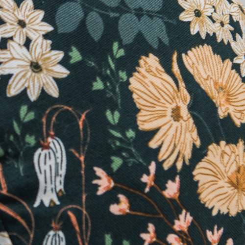 Housse Nuit floral (Coussin d’allaitement)