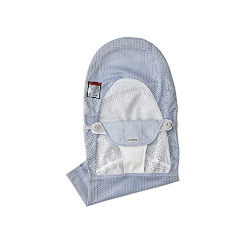 BabyBjörn Extra Fabric seat for Bouncer Balance Soft, Mesh, Sky Blue/White