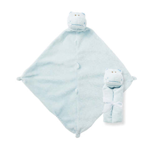 Angel Dear Super Soft Lovey- blue hippo