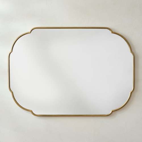 Antique Brass Luna Mirror – Magnolia
