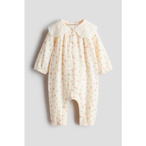 COTTON MUSLIN ROMPER SUIT