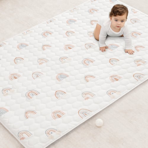 Premium Play Mat with Non-Slip Bottom, Rectangle, Medium