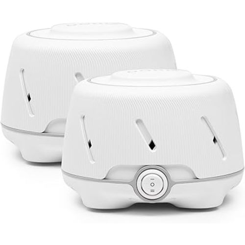 Yogasleep Dohm (2 Pack White/Gray) The Original White Noise Machine, Relaxing Natural Sound from a Real Fan, Sleep Aid & Noise Cancelling for Adults & Baby, Office Privacy & Meditation, Baby Registry