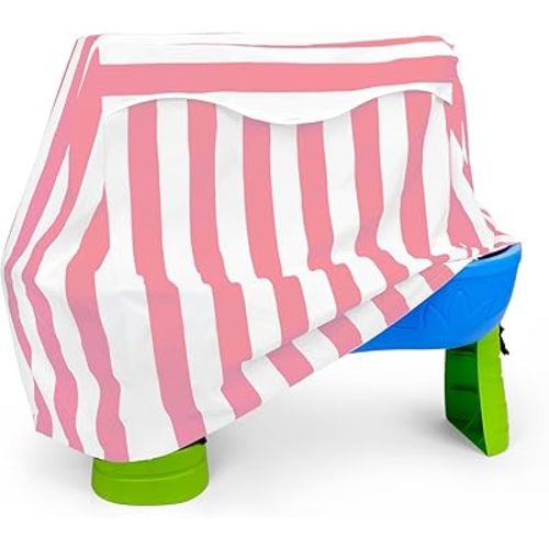 Kids Water Table Cover for Step 2 Rain Showers Splash Pond Water Table, Outdoor Waterproof Anti-UV Kids Water Play Table Cover (Pink)