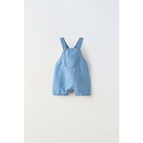 Denim Overall shorts
