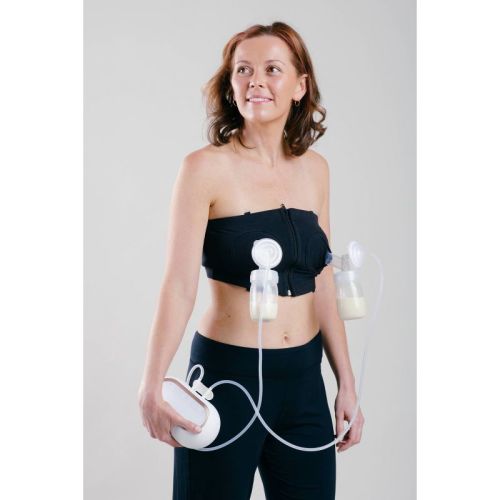 Simple Wishes Women's Hands Free Pumping Bra - Black