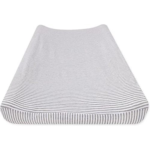 Burt's Bees Baby - Changing Pad Cover, 100% Organic Jersey Cotton Changing Pad Liner for Standard 16 x 32 Inch Changing Mats