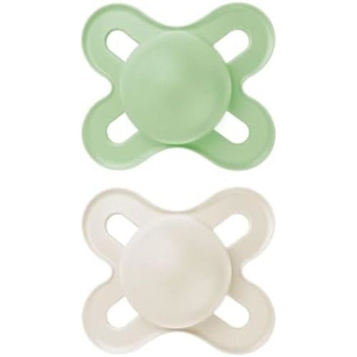 MAM Original Start Baby Pacifiers 0-3 Mths Skin Soft Silicone, 2 Pack