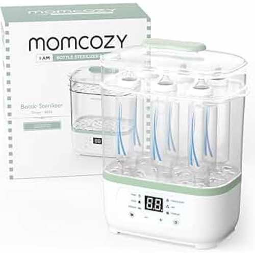Amazon.com: Momcozy Bottle Sterilizer and Dryer, 8-in-1 Electric Steam Baby Bottle Sterilizer for Baby Bottles, Baby stuffs & Breast Pump Accessories : Baby