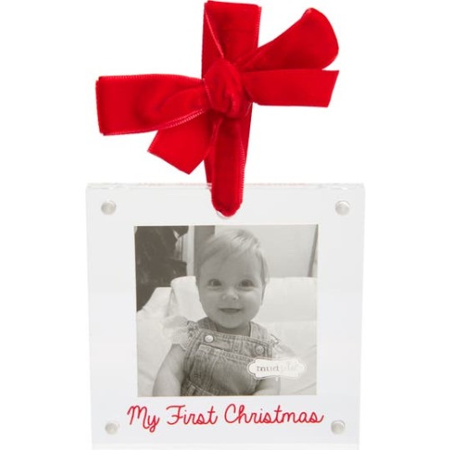 My First Christmas Acrylic Picture Frame Ornament