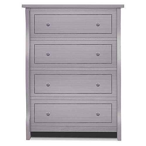 Sorelle Princeton Elite 4 Drawer Dresser  - Weathered Gray