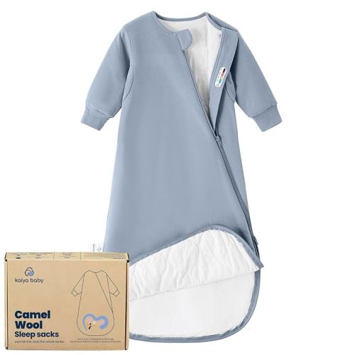 Unisex Sleeping Bag for Babies and Toddlers 1.0 Tog Sleep Sack 0-6Months, Newborn Sleep Sack, Wearable Blanket Baby,One Piece Long Sleeves,Gifts for Baby