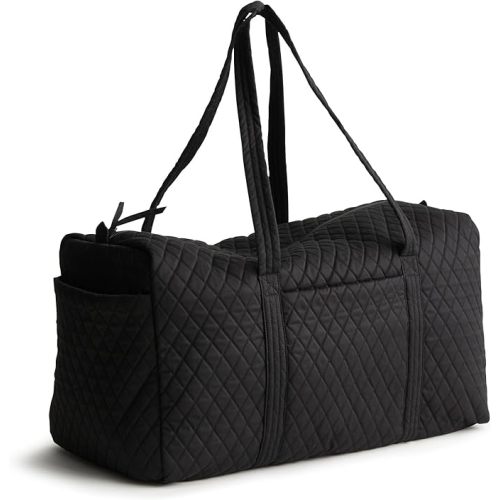 Vera Bradley Women's Premium Cotton Large Original Duffel Bag, Moonless Night, One Size