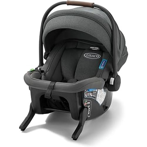 Graco Gomax Infant Car Seat, Baseless Car Seat with Canopy, Rear Facing, Lightweight Carseat