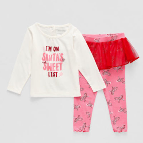 Okie Dokie Baby Girls 2-pc. Pant Set