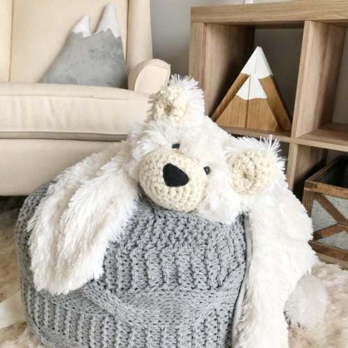 Bear rug, Bear blanket, small polar minky bear plush, woodland Nursery decor, woodland animals : ClaraLoo Creations
        , 
                    No Bow
                , 
                    No Eyes