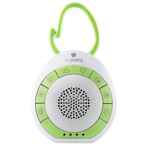 MyBaby Baby Sound Machine, White Noise Sound Machine for Baby, Travel and Nursery. 4 Soothing Sounds, Integrated Clip, Small and Lightweight. Great for Baby Registry Searches