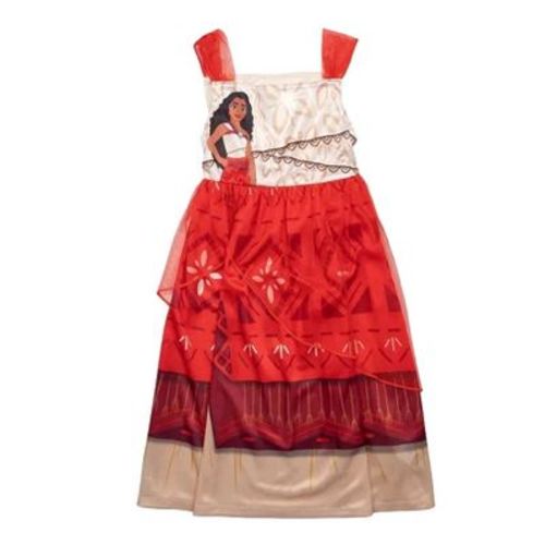 Disney Moana Toddler Girls Nightgown – Sleeveless Princess Sleep Dress with Layered Tulle Skirt