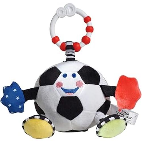 Newborn Soccer Ball | Soccer Baby Toy | Baby Gift | Extra Sensory Features for Babies and Infants | Part of The LITTLE SPORT STAR Collection