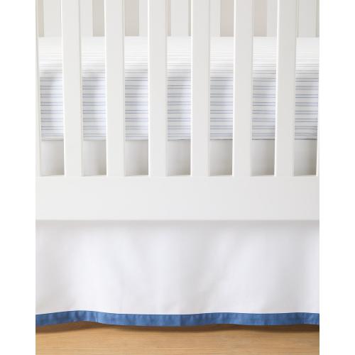 Borderline Crib Skirt | Serena and Lily