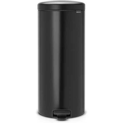 Brabantia 30L Odor Proof Step Trash Can - Matte Black