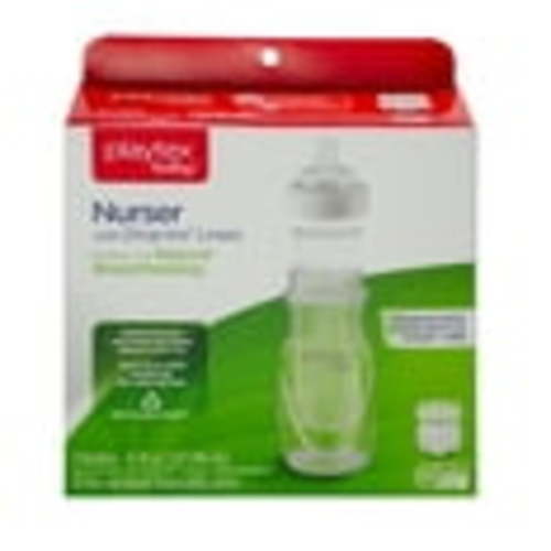 Playtex Baby Nurser Clear Anti-Colic Baby Bottle 3 Pack Each, 8 oz with 15 Drop-ins Liners
