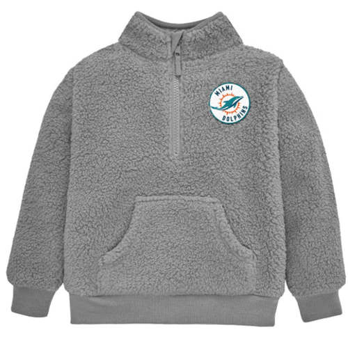 Infant &amp; Toddler Miami Dolphins 1/4 Zip Sherpa Top