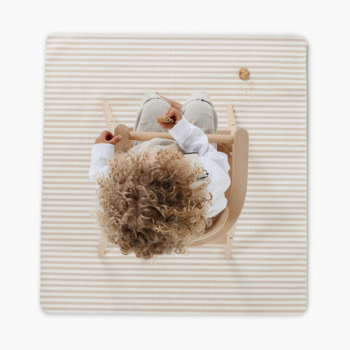 Gathre Easy Clean High Chair & Play Mat - Cafe Stripe