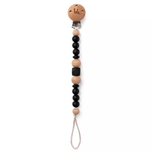 BooginHead Beaded Pacifier Clip with Silicone & Wood