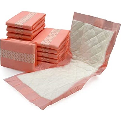 Extra Large Super-Absorbent Contoured Hospital Style Pad Liners [Pack of 20] 7" Wide X 14" Long - Maternity Pads for Heavier Post Birth Protection - Incontinence Liners 7x14 inches