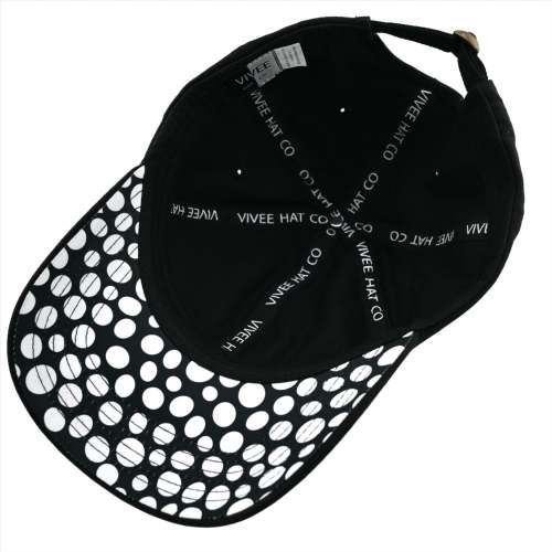 Speckled Spots - Black – Vivee Hat Co