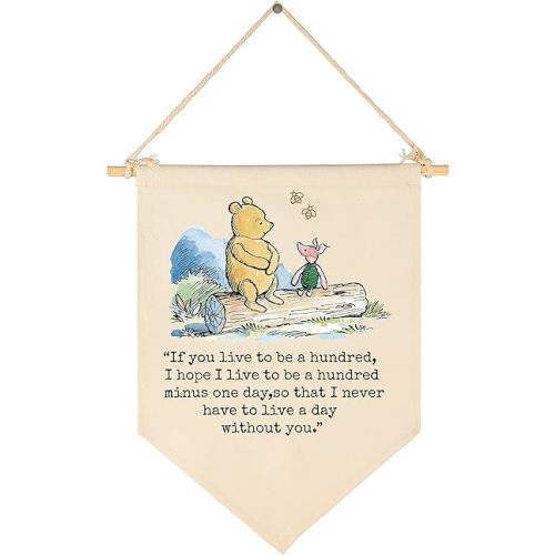 If You Live to Be a Hundred-Christmas Birthday Party Bunting-Wall Flag Decor Gift-Banner Sign Gift for Nursery Bedroom Playroom Front Door