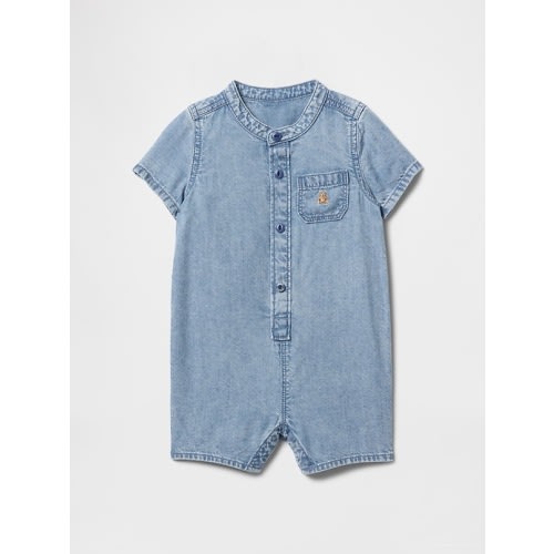 Baby Denim Shorty One-Piece
