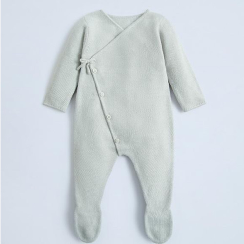 SEED STITCH KNIT KIMONO