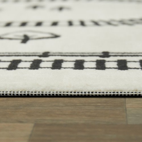 Mod-Tod Train Town Kids Area Rug