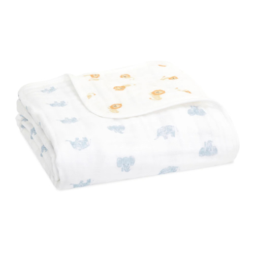 Animal Kingdom Organic Cotton Baby Blanket | aden + anais