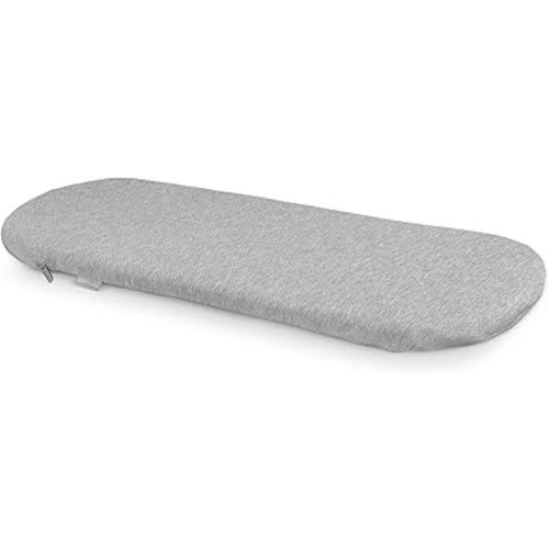 UPPAbaby Bassinet Mattress Cover/Extra Cover for Bassinets 2018-Later/Ultra Soft and Comfortable/Machine Washable/Light Grey