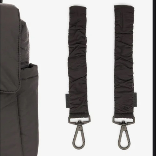 Stroller Straps for Diaper Bag (Set of 2) - BLACK