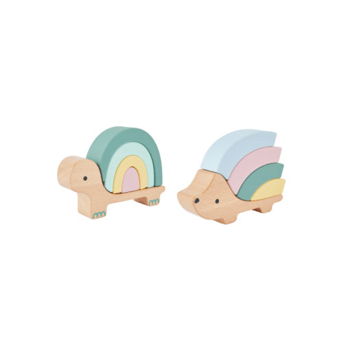 5 Piece Silicone Stacking Toy - Assorted