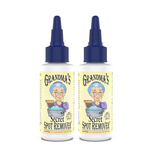 Grandmas Secret Spot Remover for Clothes Fabric Laundry Stain Remover 2oz 2 Pack