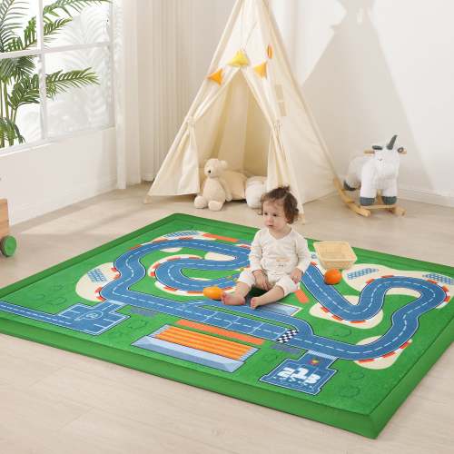 Activity Baby Play Mat 1.3" Thick –  Non-Slip, Splash Resistant