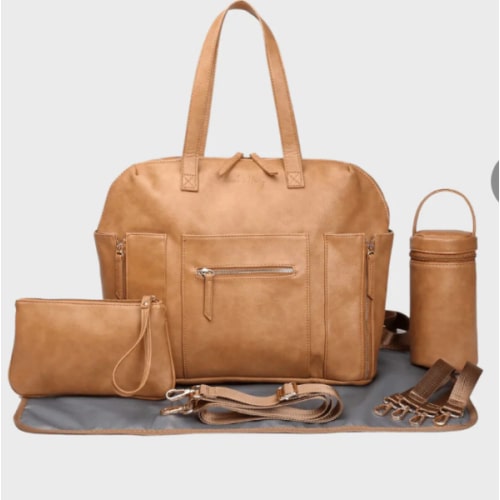 Chelsea Convertible Diaper Bag | Backpack to Tote | Vegan Leather Designer Baby Bag | Hannah and Henry – Hannah and Henry USA