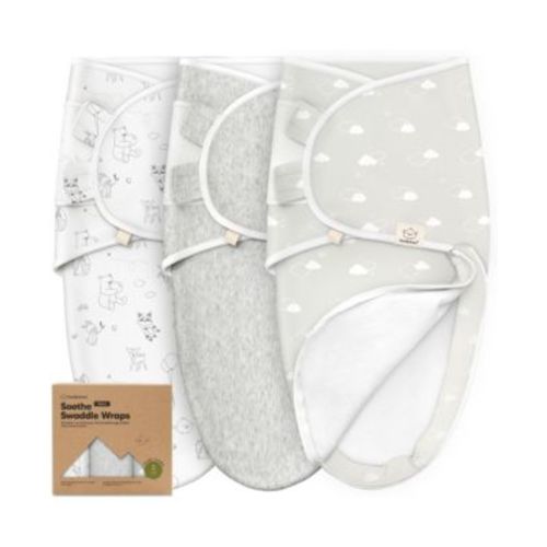 3pk Soothe Zippy Baby Swaddles 0-3 Months, Newborn Sleep Sacks, Zipper Swaddle, Wearable Swaddle Blanket