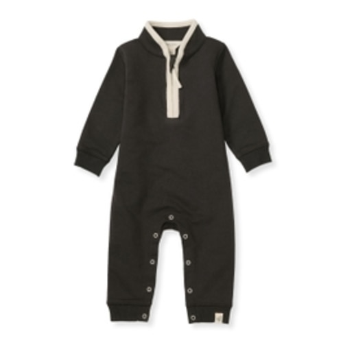 Quarter Zip Organic Baby Jumpsuit