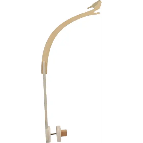 Adjustable Bird Shape Crib Mobile Arm, 30 Inch Baby Crib Mobile Holder, Stable Wooden Mobile Hanger with Support, Nursery Decor, Specifically Designed for Babies