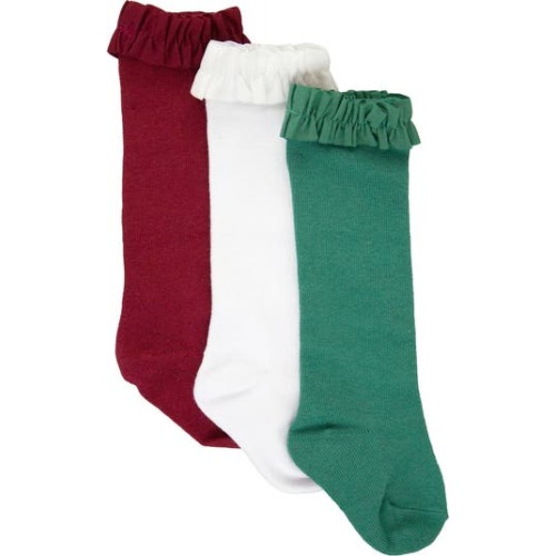 Baby Girls 3-Pack Knee High Socks