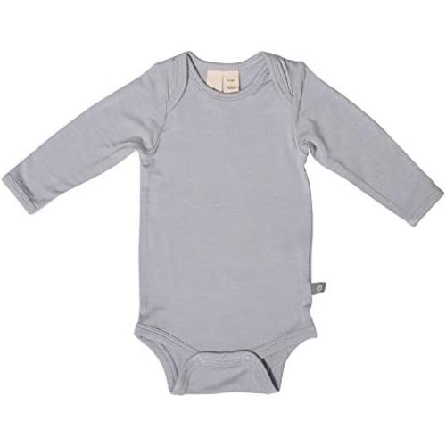 KYTE BABY Soft Bamboo from Rayon Long Sleeve Unisex Bodysuit, 0-24 Months