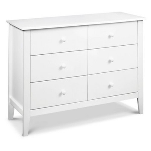 Carter's by DaVinci Morgan 6 Drawer Double Dresser, Color: White