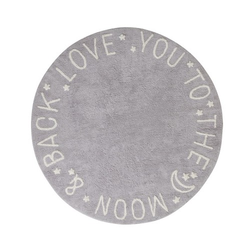 Sweet Moon Sentiment Washable Rug | Pottery Barn Kids