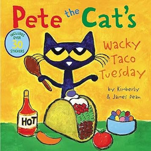 Pete the Cat’s Wacky Taco Tuesday: Includes Over 30 Stickers!